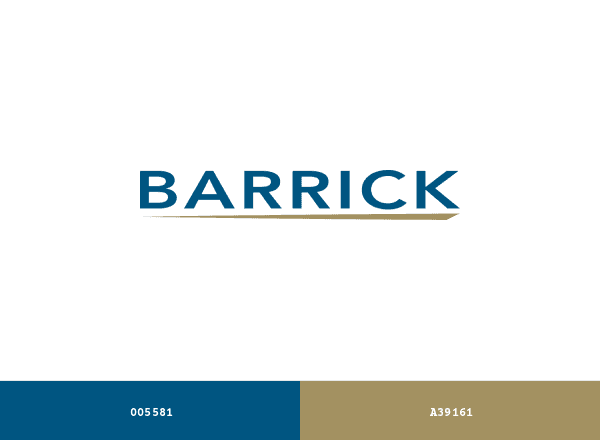 Barrick Gold brand color palette