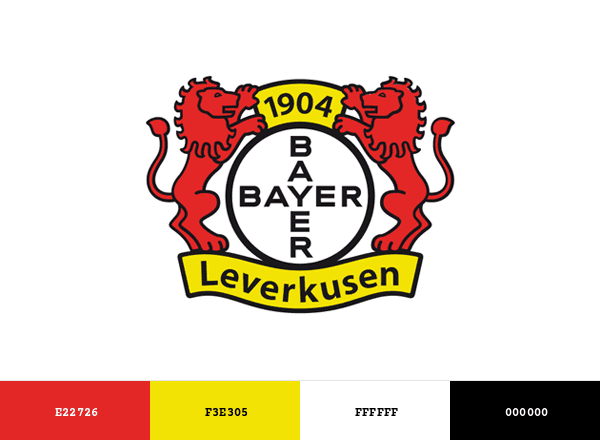 Bayer 04 Leverkusen brand color palette