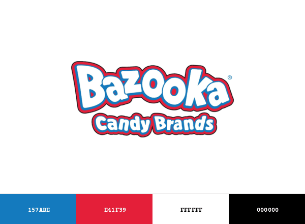 Bazooka Candy Brands brand color palette