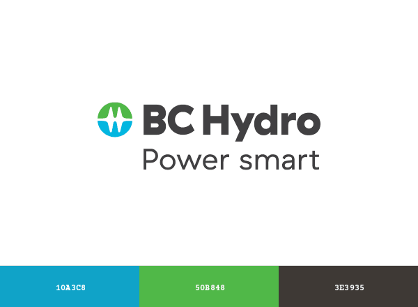 BC Hydro brand color palette