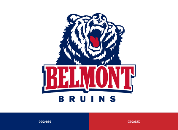 Belmont Bruins brand color palette