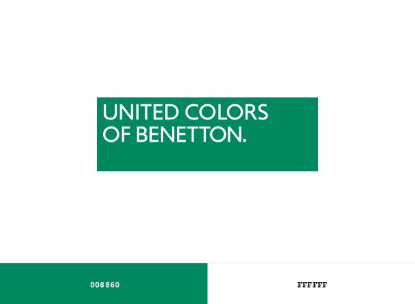Benetton brand color palette