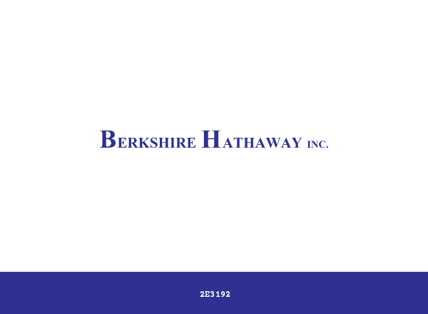 Berkshire Hathaway brand color palette