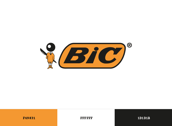 Bic brand color palette
