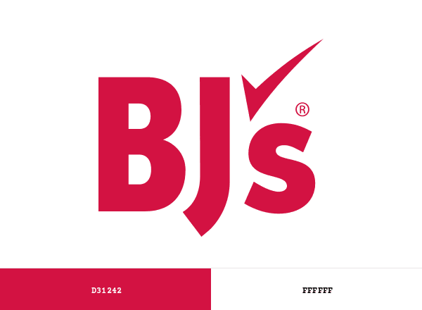 BJ’s Wholesale Club brand color palette