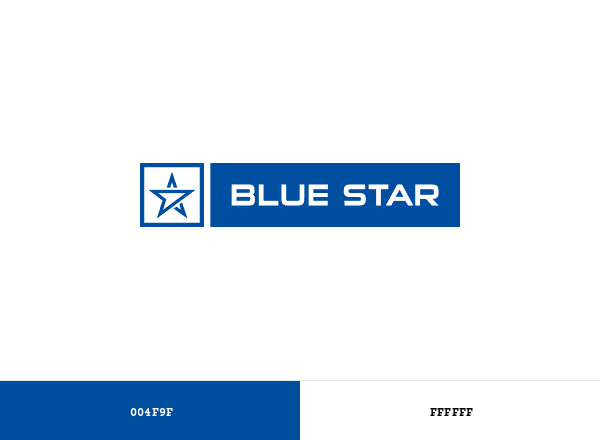 Blue Star brand color palette