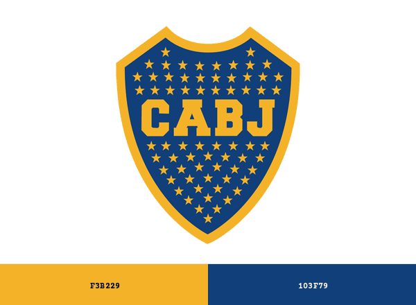 Boca Juniors brand color palette