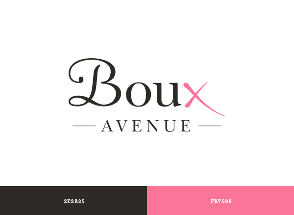 Boux Avenue brand color palette