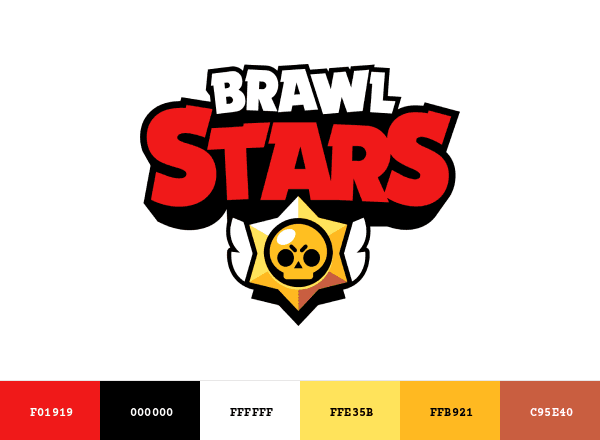 Brawl Stars brand color palette