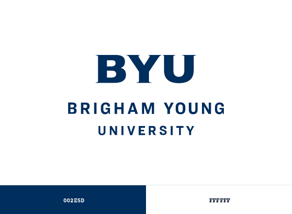 Brigham Young University brand color palette