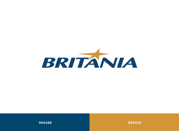 Britânia brand color palette