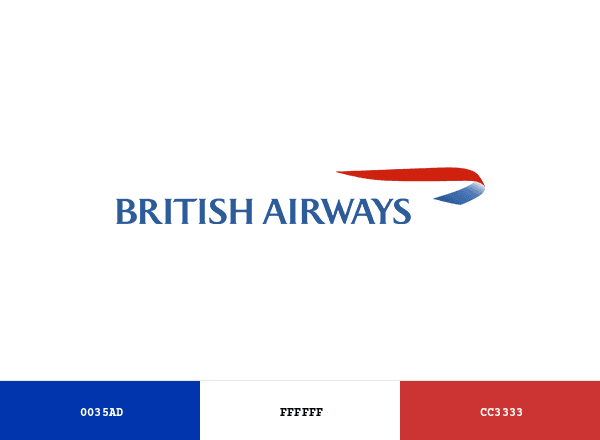 British Airways brand color palette