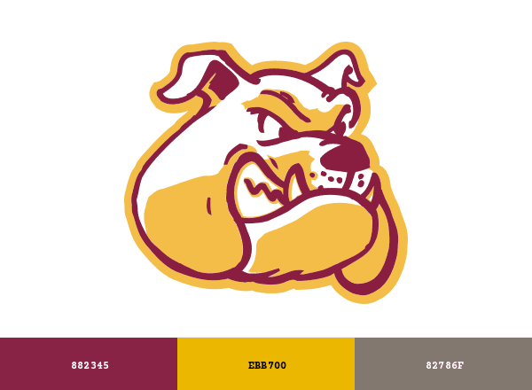 Brooklyn College Bulldogs brand color palette