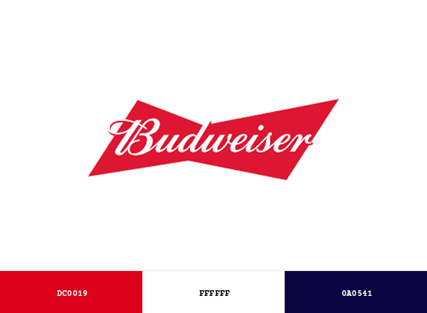Budweiser brand color palette