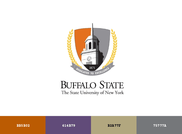 Buffalo State College brand color palette
