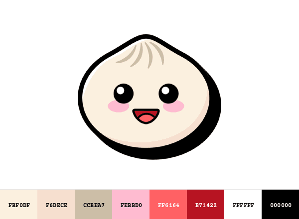 Bun brand color palette