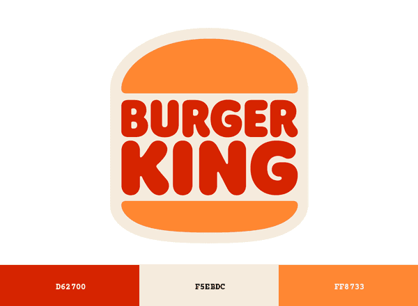 Burger King brand color palette