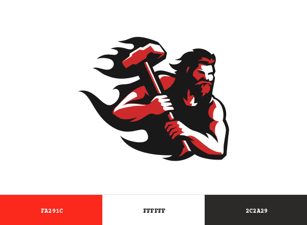 California Vulcans brand color palette