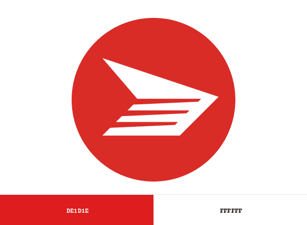 Canada Post brand color palette