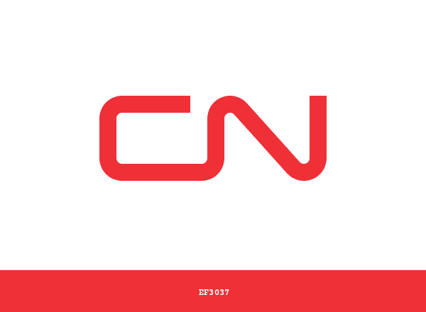 Canadian National Railway brand color palette