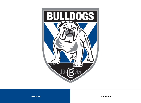 Canterbury-Bankstown Bulldogs brand color palette