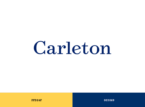 Carleton College brand color palette