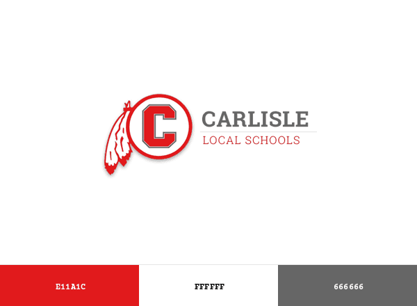 Carlisle Indians brand color palette