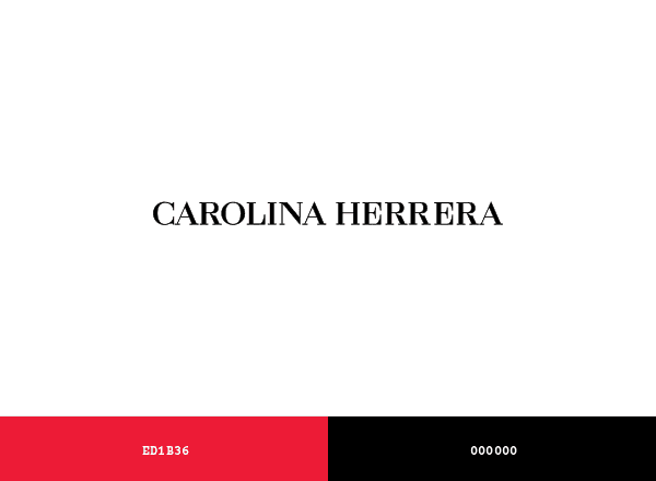 Carolina Herrera brand color palette