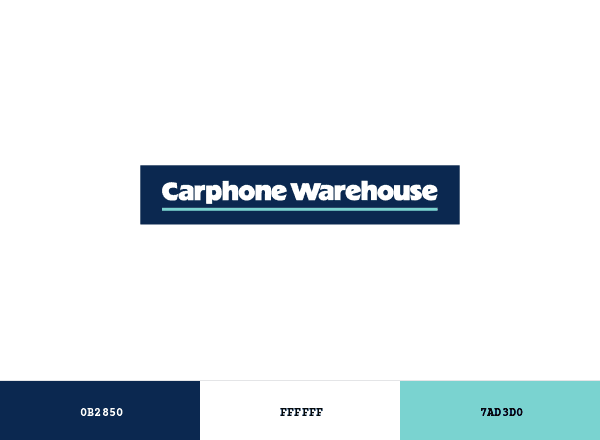 Carphone Warehouse brand color palette