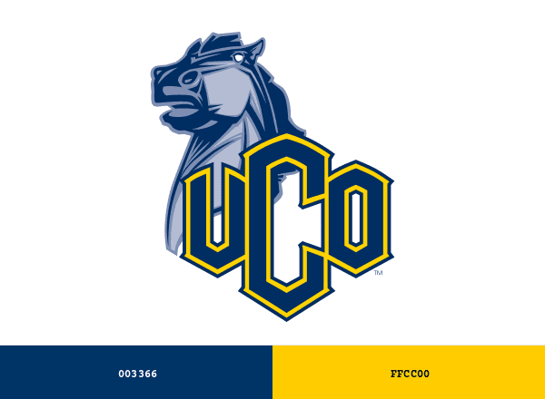 Central Oklahoma Bronchos brand color palette