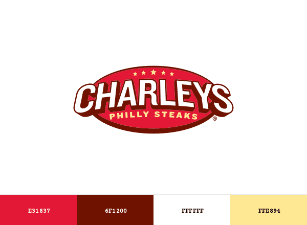 Charleys Philly Steaks brand color palette