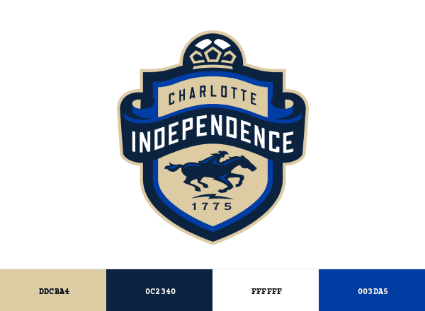 Charlotte Independence brand color palette