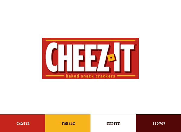 Cheez-It brand color palette