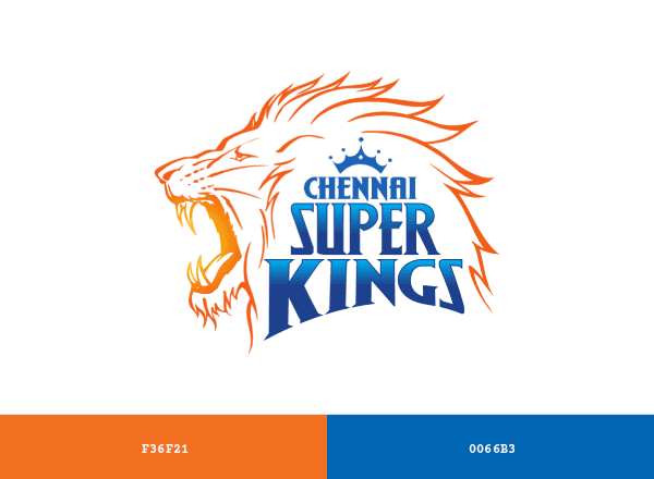 Chennai Super Kings brand color palette