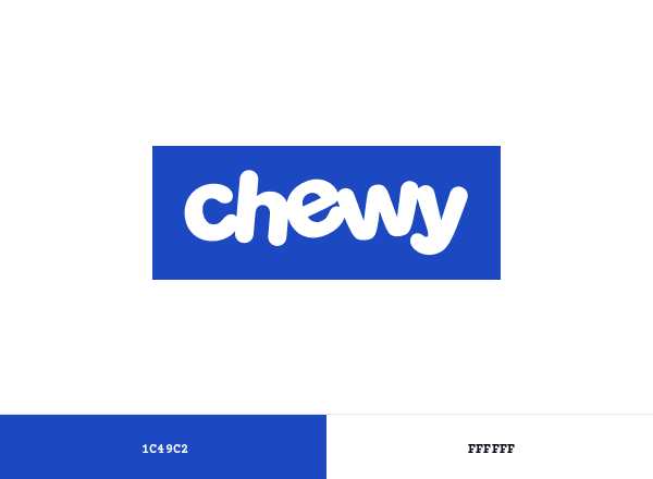 Chewy brand color palette