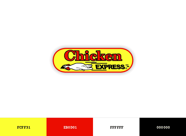 Chicken Express brand color palette