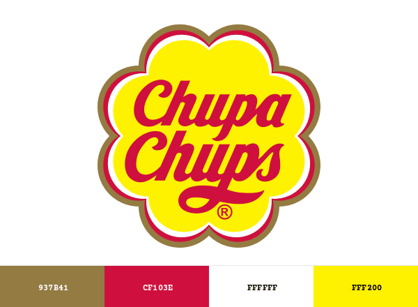 Chupa Chups brand color palette