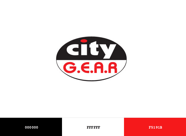 City Gear brand color palette