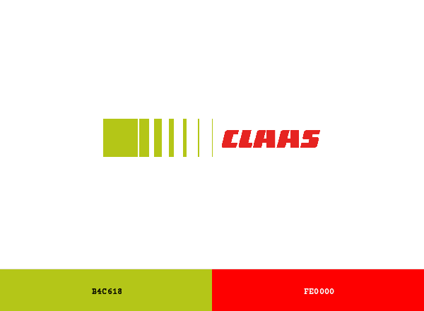 CLAAS brand color palette
