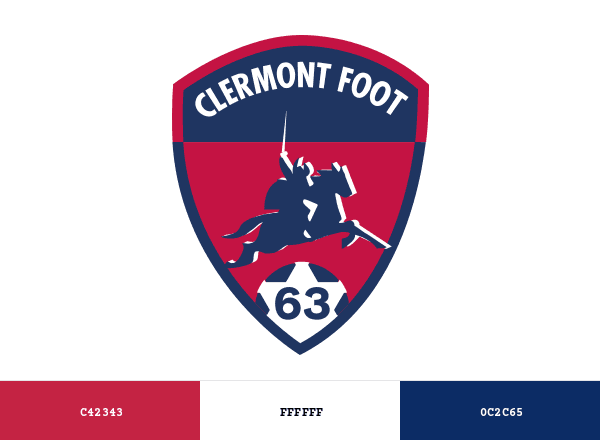 Clermont Foot brand color palette
