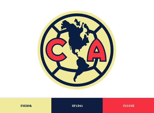 Club América brand color palette