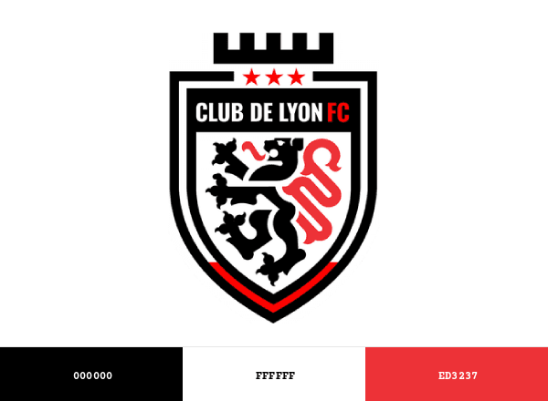 Club de Lyon brand color palette