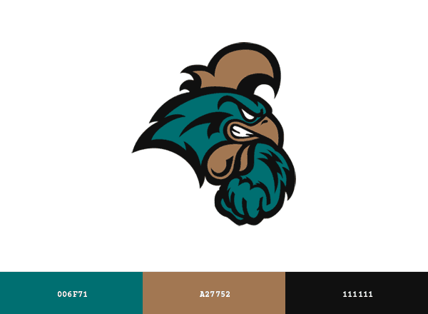 Coastal Carolina Chanticleers brand color palette