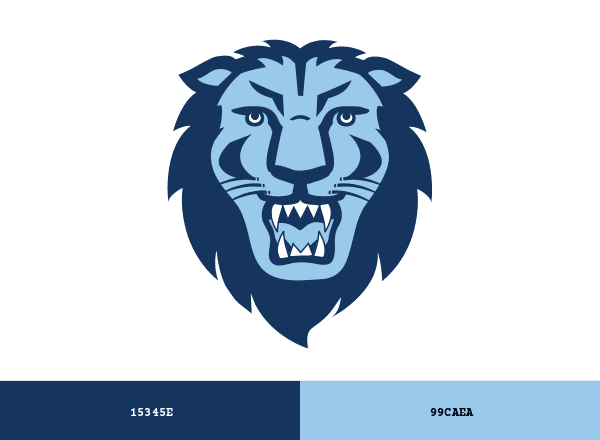 Columbia Lions brand color palette