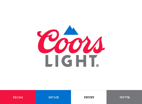 Coors Light brand color palette