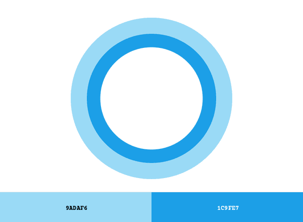 Cortana brand color palette