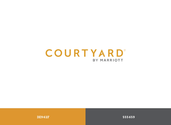 Courtyard Hotel brand color palette