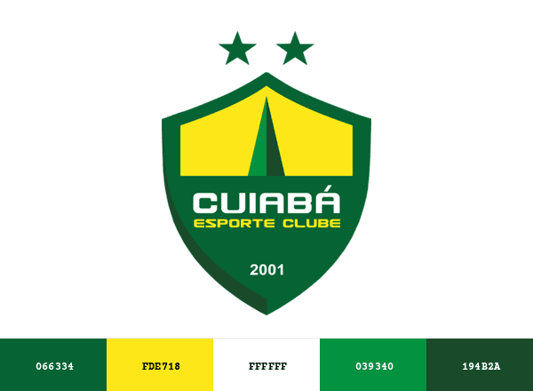 Cuiabá Esporte Clube brand color palette