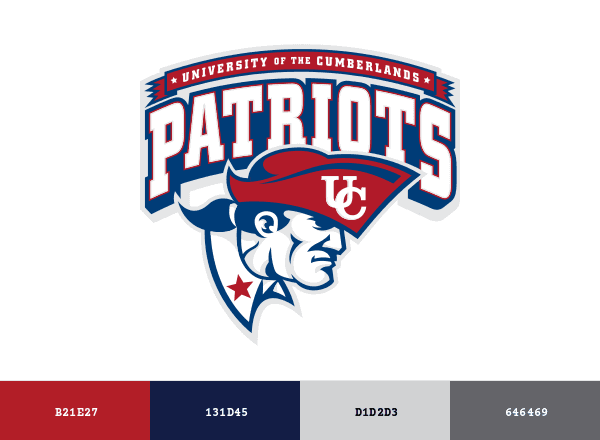Cumberlands Patriots brand color palette