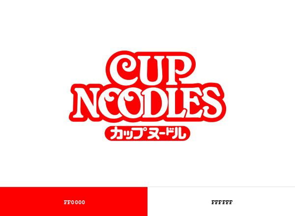Cup Noodles brand color palette